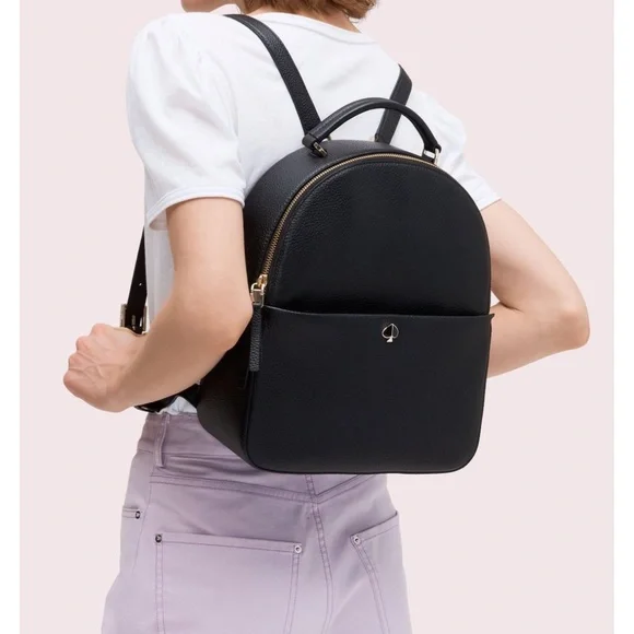 KATE SPADE Polly Medium Leather Backpack - Picture 3 of 3